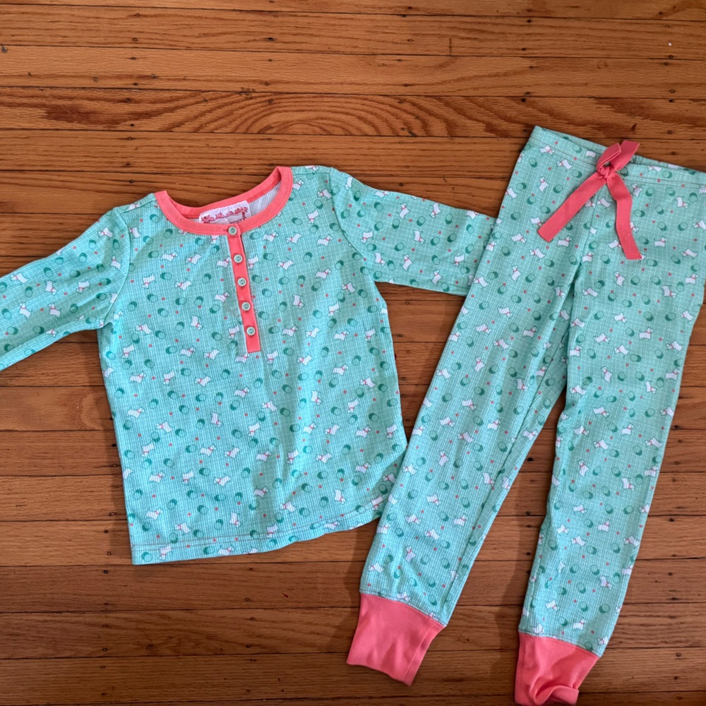 American Girl Beforever Girls Kit Kettridge Pajamas Size Small (7-8)